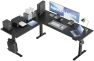 Превью L Shaped Standing Desk 63 x 55 inch Adjustable Height, Electric Corner Standing Desk, Sit Stand Computer Table with... — Standing Desk, Agilestic