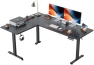 Превью L Shaped Standing Desk 63 x 55 inch Adjustable Height, Electric Corner Standing Desk, Sit Stand Computer Table with... — Standing Desk, Agilestic