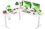 Превью L Shaped Standing Desk 63 x 55 inch Adjustable Height, Electric Corner Standing Desk, Sit Stand Computer Table with... — Standing Desk, Agilestic