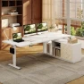 Превью L-Shaped Standing Desk with Drawers — Standing Desk, FLEXISPOT