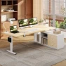 Превью L-Shaped Standing Desk with Drawers — Standing Desk, FLEXISPOT