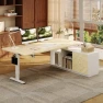 Превью L-Shaped Standing Desk with Drawers — Standing Desk, FLEXISPOT