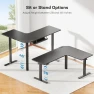 Превью L-Shaped Standing Desk with Power Outlets — Standing Desk, HUANUO