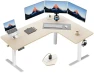Превью L-Shaped Standing Desk with Power Outlets — Standing Desk, HUANUO