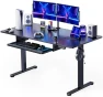 Превью Large Electric Standing Desk with Keyboard Tray — Standing Desk, ErGear