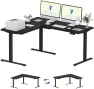 Превью Large L Shaped Standing Desk Electric Corner Table — Standing Desk, FLEXISPOT