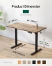 Превью Large One-Piece Standing Desk with Electric Height Adjustment — Standing Desk, CubiCubi