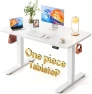 Превью One-Piece Standing Desk 48 x 24 Electric Height Adjustable Computer Desk — Standing Desk, CubiCubi