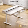 Превью Standing Desk with Drawers, 63x23.6 Inch Electric Stand Up Desk with Storage Shelf and Memory Controller — Standing Desk, ONBRILL