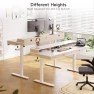 Превью Standing Desk with Drawers, 63x23.6 Inch Electric Stand Up Desk with Storage Shelf and Memory Controller — Standing Desk, ONBRILL