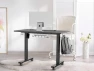 Превью 40-Inch Mobile Electric Height Adjustable Sit to Stand Desk with Drawer, Hanging Hooks and Cable Management — Standing Desk, SHW