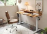 Превью 40 x 24 Inch Height Adjustable Electric Standing Desk with Double Drawer — Standing Desk, FEZIBO