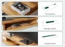 Превью 40 x 24 Inch Height Adjustable Electric Standing Desk with Double Drawer — Standing Desk, FEZIBO