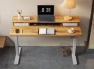 Превью 40 x 24 Inch Height Adjustable Electric Standing Desk with Double Drawer — Standing Desk, FEZIBO