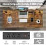 Превью 48 x 24 inch Electric Standing Desk with Charging Station — Standing Desk, farexon