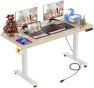 Превью 48 x 24 inch Electric Standing Desk with Charging Station — Standing Desk, farexon