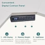 Превью 60 Inches L Shaped Electric Standing Desk — Standing Desk, RedLemon
