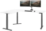 Превью ComfortEdge 80x60 L-Shape Electric Standing Desk — Standing Desk, Vari