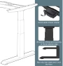 Превью Dual Motor Electric Standing Desk Frame 3 Tier Legs Height Adjustable Handset with USB A+C Ports — Standing Desk, Fromann