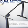 Превью Electric Dual Motor Standing Desk Frame — Standing Desk, VIVO
