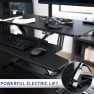 Превью Electric Height Adjustable Standing Desk Converter with Dual Monitor Stand — Standing Desk, VIVO