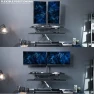 Превью Electric Height Adjustable Standing Desk Converter with Dual Monitor Stand — Standing Desk, VIVO