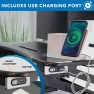 Превью Electric Standing Desk Converter with Dual Monitor Arms — Standing Desk, Mount-It!