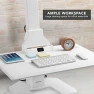 Превью Electric Standing Desk Converter with Dual Monitor Mounts — Standing Desk, Mount-It!