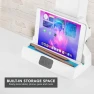 Превью Electric Standing Desk Converter with Dual Monitor Mounts — Standing Desk, Mount-It!
