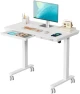Превью Electric Standing Desk with Drawer, 35" x 20" Whole Piece Tabletop, Height Adjustable Desk with Storage & USB Ports — Standing Desk, JYLH JOYSEEKER
