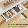 Превью Electric Standing Desk with Drawer, 35" x 20" Whole Piece Tabletop, Height Adjustable Desk with Storage & USB Ports — Standing Desk, JYLH JOYSEEKER