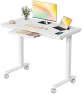 Превью Electric Standing Desk with Drawer, 35" x 20" Whole Piece Tabletop, Height Adjustable Desk with Storage & USB Ports — Standing Desk, JYLH JOYSEEKER
