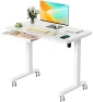 Превью Electric Standing Desk with Drawer, 35" x 20" Whole Piece Tabletop, Height Adjustable Desk with Storage & USB Ports — Standing Desk, JYLH JOYSEEKER