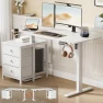 Превью Electric Standing Desk with Drawers — Standing Desk, REAHOME