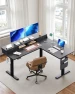 Превью L Shaped Electric Standing Desk with Drawers — Standing Desk, ErGear