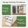 Превью L-Shaped Executive Standing Desk with File Cabinet — Standing Desk, Marsail