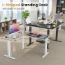 Превью L Shaped Standing Desk with Charging Station — Standing Desk, KORGOL