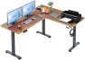 Превью L Shaped Standing Desk with Charging Station — Standing Desk, KORGOL
