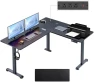 Превью L Shaped Standing Desk with Charging Station — Standing Desk, KORGOL