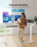 Превью L-Shaped Standing Desk with Power Outlets & LED Strip — Standing Desk, HUANUO