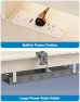 Превью L-Shaped Standing Desk with Power Outlets & LED Strip — Standing Desk, HUANUO