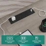 Превью L Shaped Standing Desk with Power Outlets — Standing Desk, YITAHOME