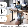 Превью Mobile Electric Height Adjustable Sit to Stand Desk with Drawer, Hanging Hooks and Cable Management — Standing Desk, Visit the SHW Store