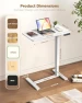 Превью Overbed Bedside Table with Wheels, Electric Standing Desk Adjustable Height — Standing Desk, YOLEZO