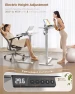 Превью Overbed Bedside Table with Wheels, Electric Standing Desk Adjustable Height — Standing Desk, YOLEZO
