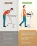 Превью Overbed Bedside Table with Wheels, Electric Standing Desk Adjustable Height — Standing Desk, YOLEZO