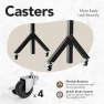 Превью Small Standing Desk with Wheels — Standing Desk, HUANUO