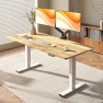 Превью Solid Wood Dual Motor Standing Desk — Standing Desk, FLEXISPOT
