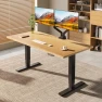 Превью Solid Wood Dual Motor Standing Desk — Standing Desk, FLEXISPOT