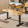 Превью Solid Wood Dual Motor Standing Desk — Standing Desk, FLEXISPOT